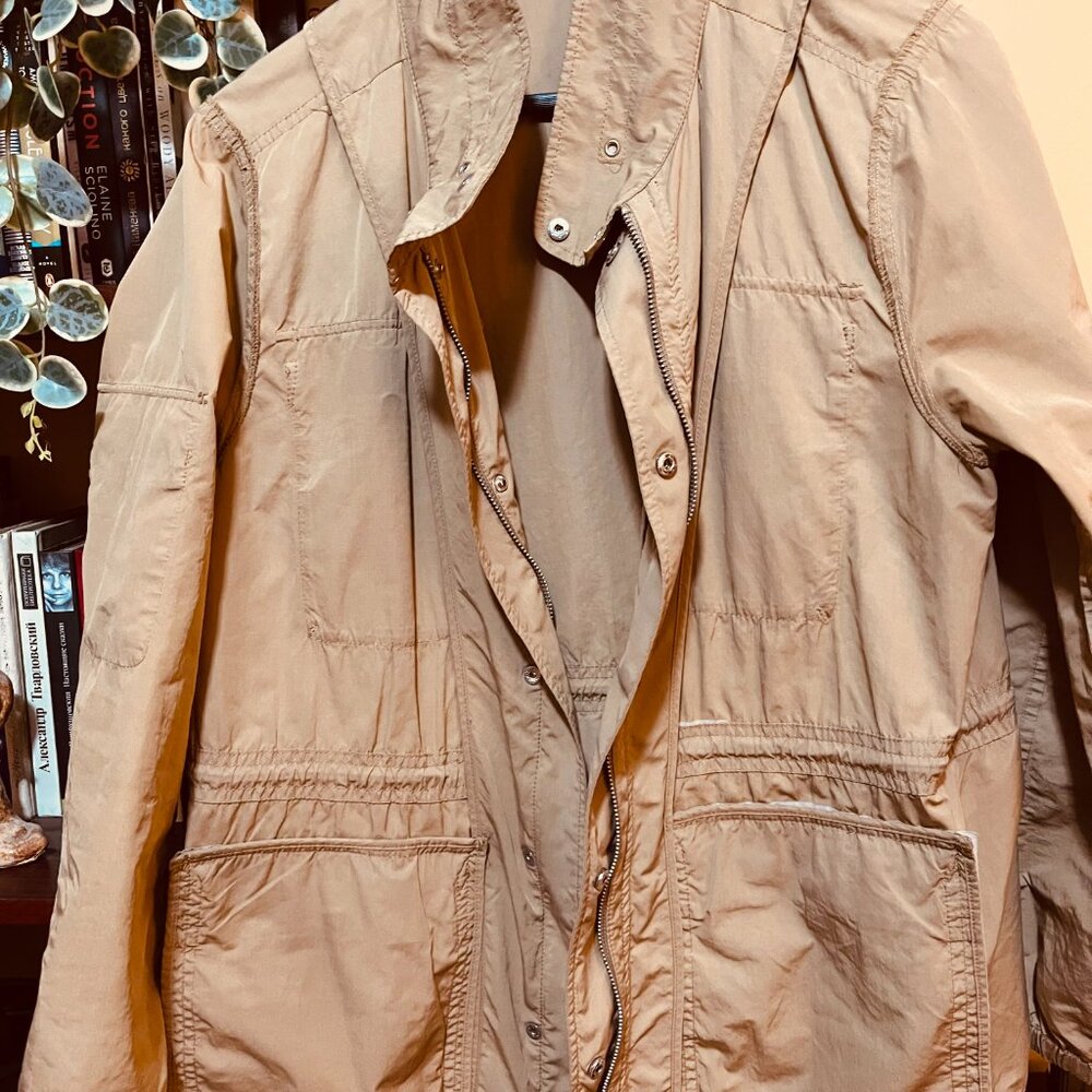 Club Monaco Women's Utility Jacket in Tan Sz L